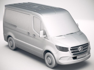 Mercedes-Benz Sprinter Short 2019 3Dモデル