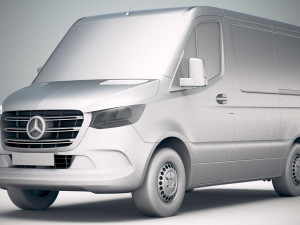 Mercedes-Benz Sprinter Short 2019 3Dモデル