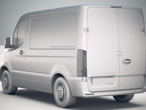 Mercedes-Benz Sprinter Short 2019 3Dモデル