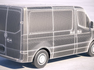 Mercedes-Benz Sprinter Short 2019 3Dモデル
