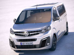 Opel Zafira Life 2020 3Dモデル