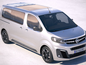 Opel Zafira Life 2020 3Dモデル
