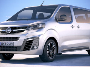 Opel Zafira Life 2020 3Dモデル