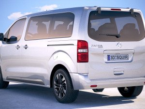 Opel Zafira Life 2020 3Dモデル
