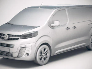 Opel Zafira Life 2020 3D Model