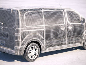 Opel Zafira Life 2020 3Dモデル
