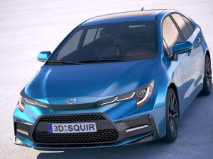 Toyota Corolla Sedan Regular 2020 Modelo 3D