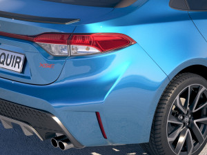 Toyota Corolla Sedan Regular 2020 Modelo 3D