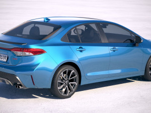 Toyota Corolla Sedan Regular 2020 Modelo 3D