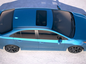 Toyota Corolla Sedan Regular 2020 Modelo 3D