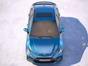 Toyota Corolla Sedan Regular 2020 3D Model