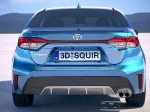 Toyota Corolla Sedan Regular 2020 3D Model