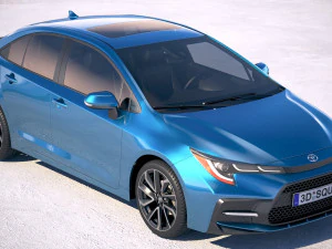 Toyota Corolla Sedan Regular 2020 3D Model