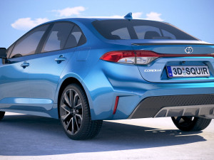 Toyota Corolla Sedan Regular 2020 Modelo 3D