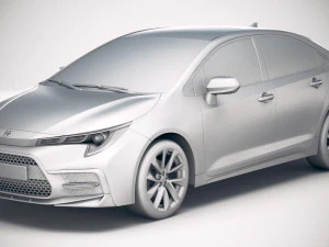 Toyota Corolla Sedan Regular 2020 3D Model