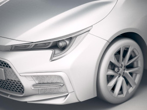 Toyota Corolla Sedan Regular 2020 Modelo 3D