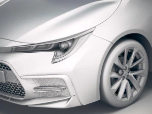 Toyota Corolla Sedan Regular 2020 3D Model