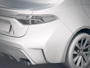 Toyota Corolla Sedan Regular 2020 Modelo 3D