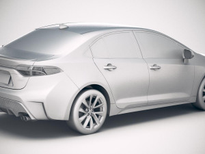 Toyota Corolla Sedan Regular 2020 Modelo 3D