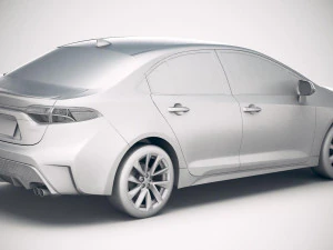 Toyota Corolla Sedan Regular 2020 3D Model