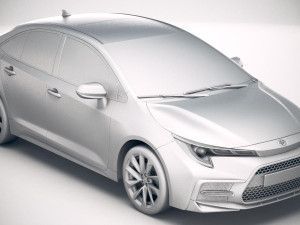 Toyota Corolla Sedan Regular 2020 Modelo 3D