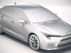 Toyota Corolla Sedan Regular 2020 3D Model
