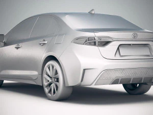 Toyota Corolla Sedan Regular 2020 3D Model