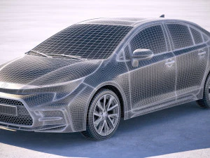 Toyota Corolla Sedan Regular 2020 3D Model