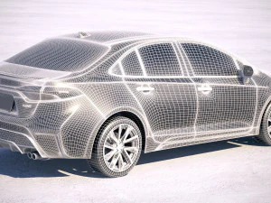 Toyota Corolla Sedan Regular 2020 3D Model