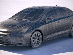 Toyota Corolla Sedan Regular 2020 Modelo 3D