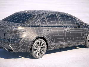 Toyota Corolla Sedan Regular 2020 3D Model