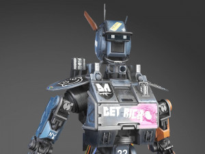 Chappie Robot 3D Model