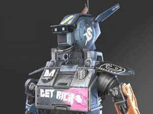 Chappie Robot 3D Model