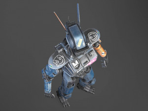 Chappie Robot 3D Model