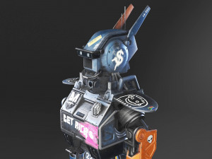 Chappie Robot 3D Model