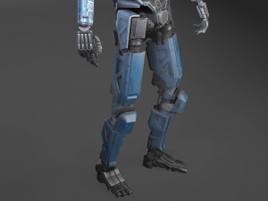 Chappie Robot 3D Model