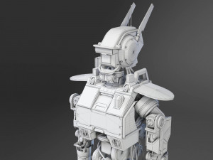 Chappie Robot 3D Model