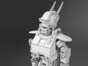 Chappie Robot 3D Model