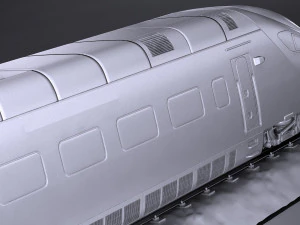 Pociąg prędkości Crh5 Model 3D