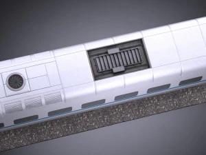 Pociąg prędkości Crh5 Model 3D