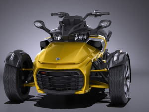 Can Am Spyder 2018 3D मॉडल