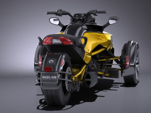 Can Am Spyder 2018 3D मॉडल