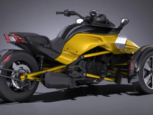 Can Am Spyder 2018 3D Model