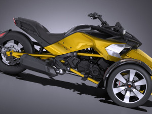 Can Am Spyder 2018 3D मॉडल