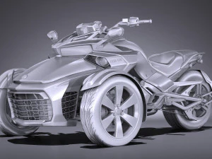 Can Am Spyder 2018 3D Model
