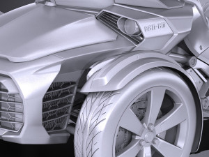 Can Am Spyder 2018 3D मॉडल