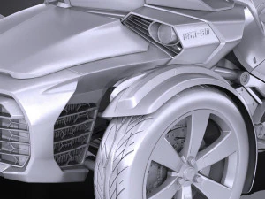 Can Am Spyder 2018 3D Model