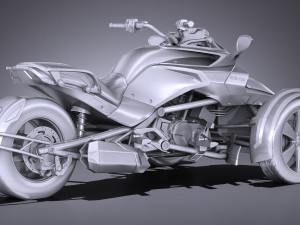 Can Am Spyder 2018 3D मॉडल