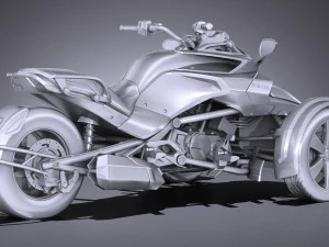 Can Am Spyder 2018 3D Model