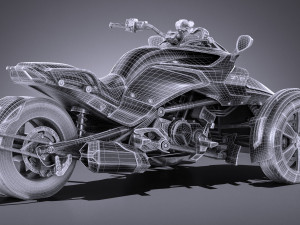 Can Am Spyder 2018 3D मॉडल